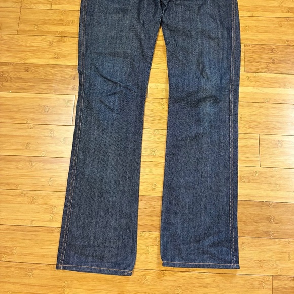 NUDIE Men Jeans NJ1489 Slim Jim Dry. Broken Twill 100% Cotton Size 34 X 34 - Picture 2 of 7